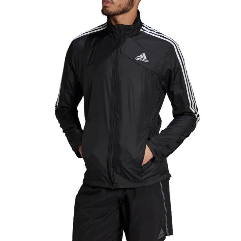 Adidas Men's Marathon Jacket - Black/White