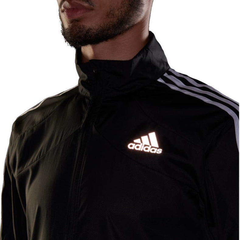 Adidas Men's Marathon Jacket - Black/White