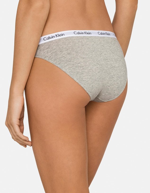 Calvin Klein Women's Carousel Bikini Briefs Underwear 3-Pack -  Black/White/Grey Heather