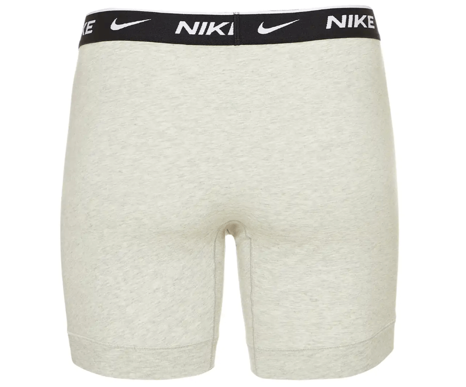 Nike Mens Everyday Cotton Stretch Boxer Briefs - White/Grey/Black