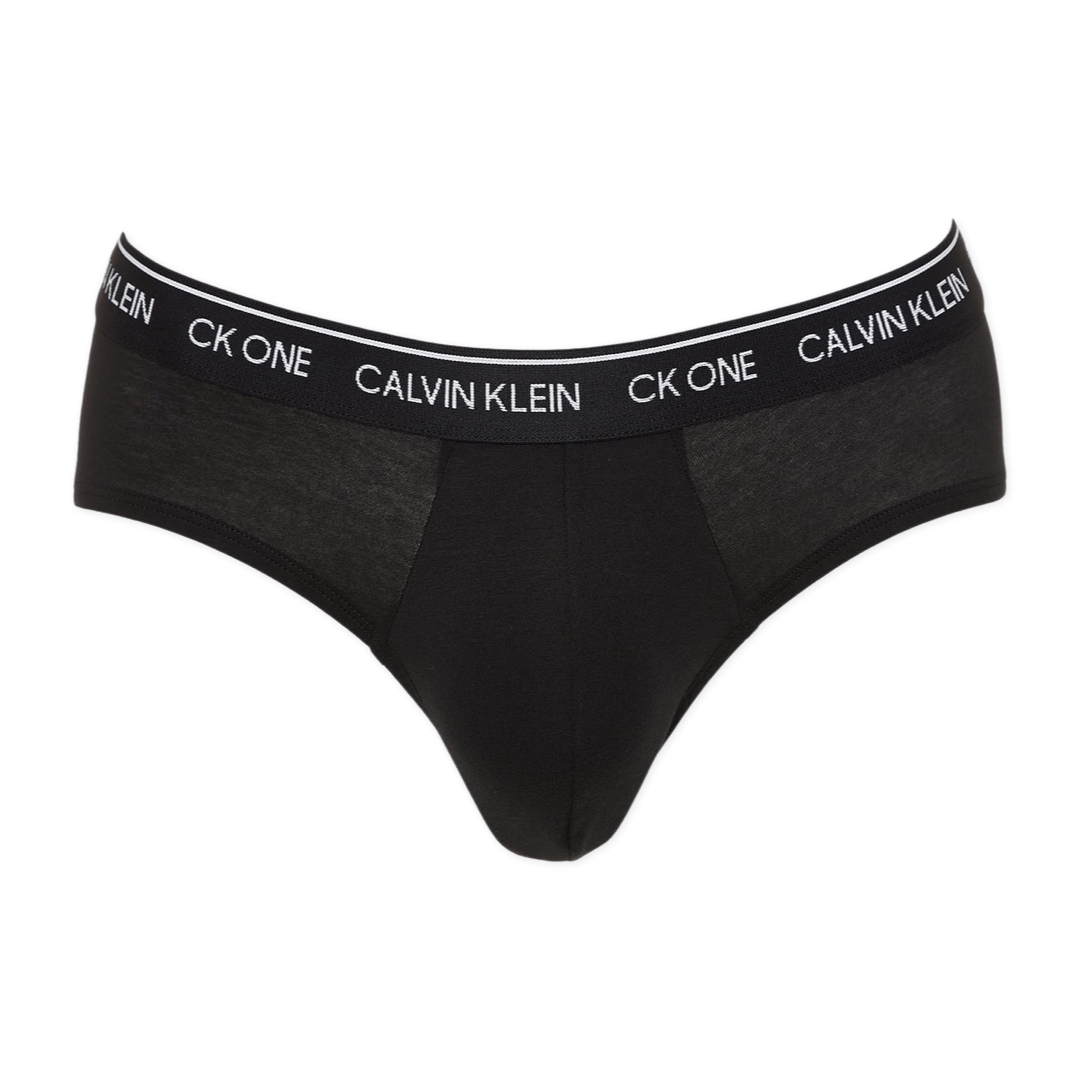 Calvin Klein Men's CK One Cotton Hipster Briefs - Black