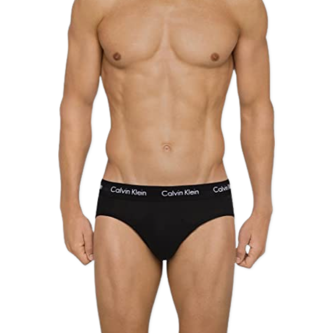 Calvin Klein Men's Cotton Stretch 3-Pack Hip Brief