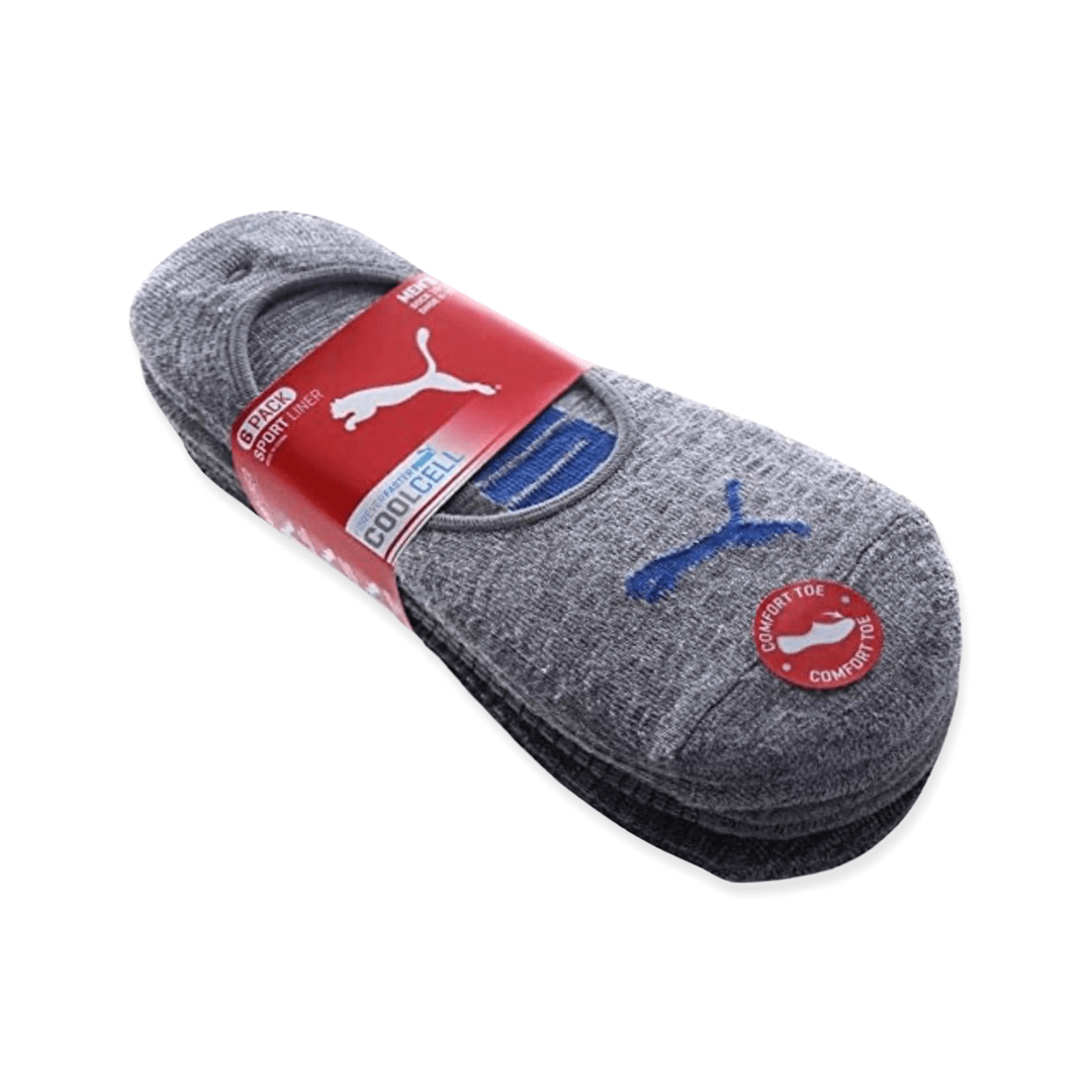 Puma No Show Liner Socks Summer Socks 6 Pairs Low Cut Loafer