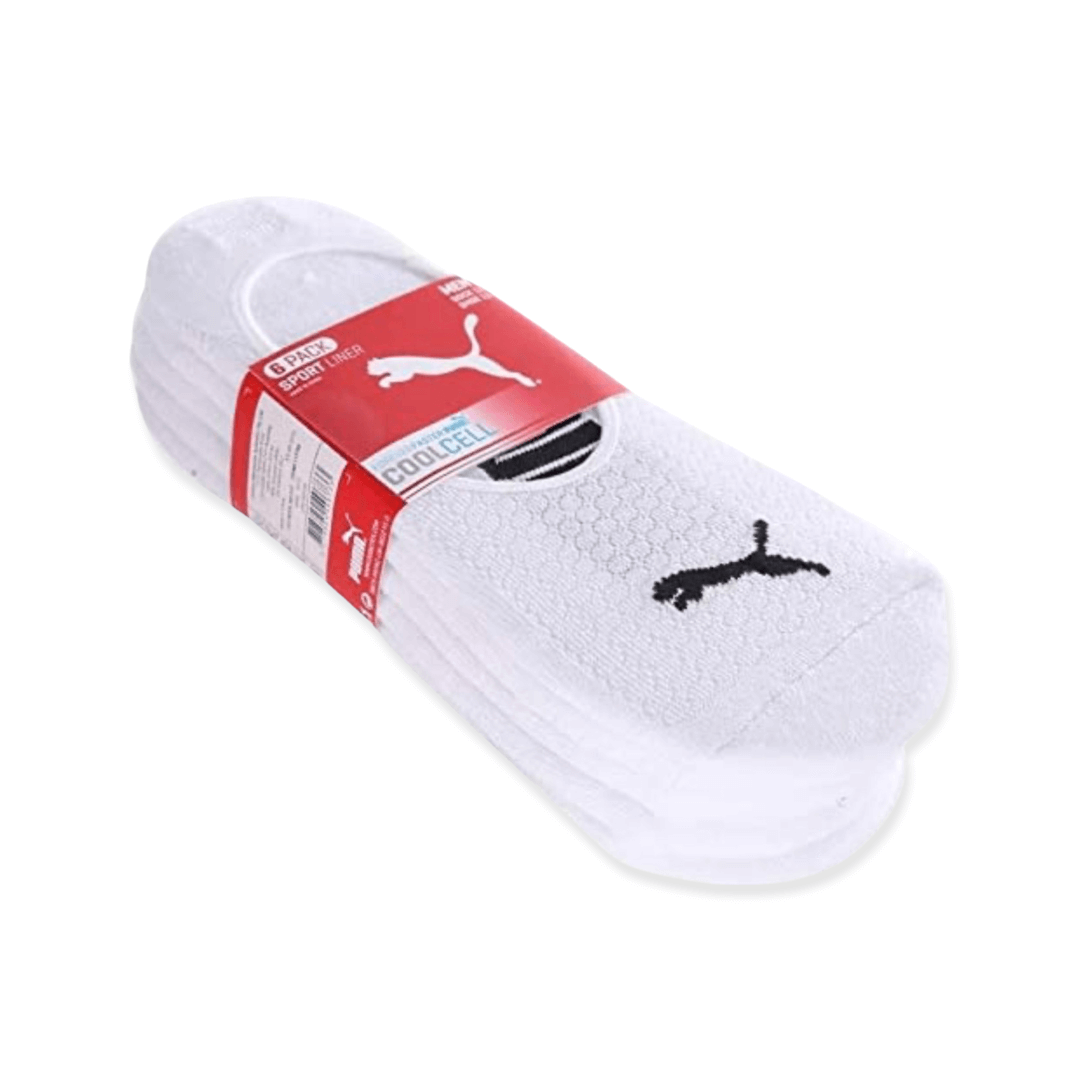 Puma No Show Liner Socks Summer Socks 6 Pairs Low Cut Loafer