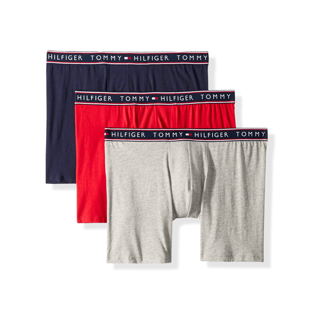 Tommy Hilfiger Men’s Cotton Stretch Boxer Briefs 3 Pack
