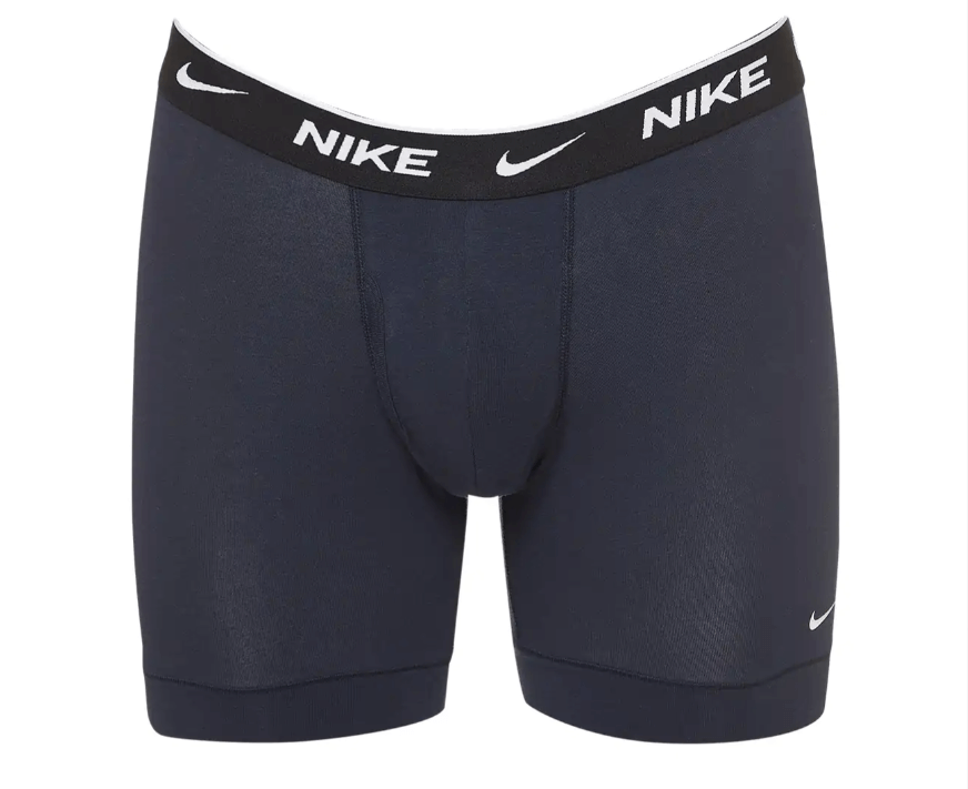 Nike Men's Everyday Cotton Stretch Boxer Briefs - Royal Blue/Navy/Black