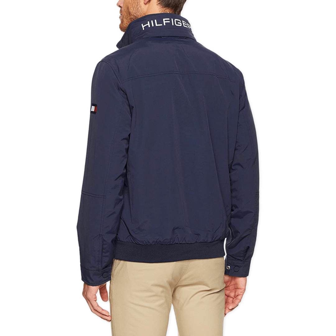 Tommy Hilfiger Men s Yacht Full Zip Front Sailing Jacket Sky Captain