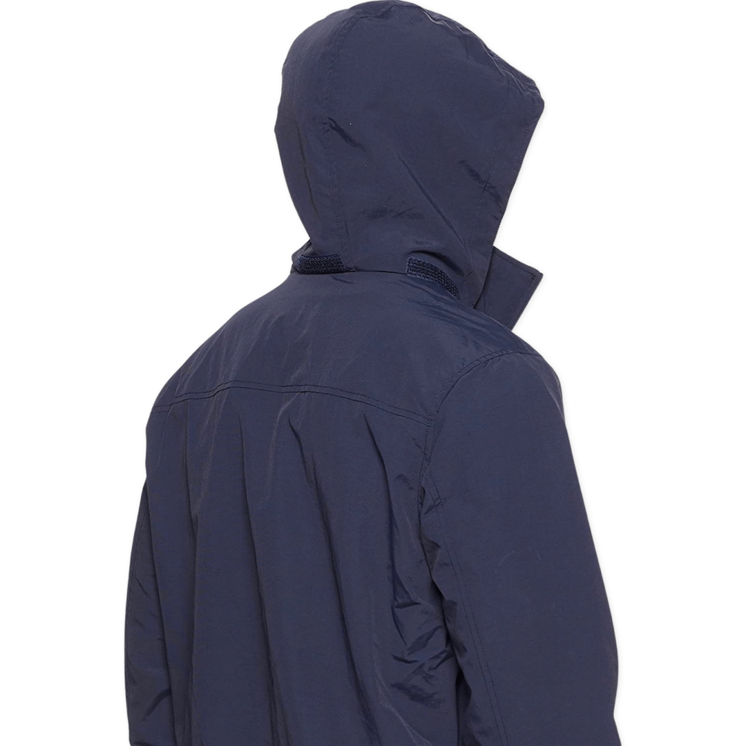 Tommy Hilfiger Men's Yacht Full Zip Front Sailing Jacket - Sky Captain