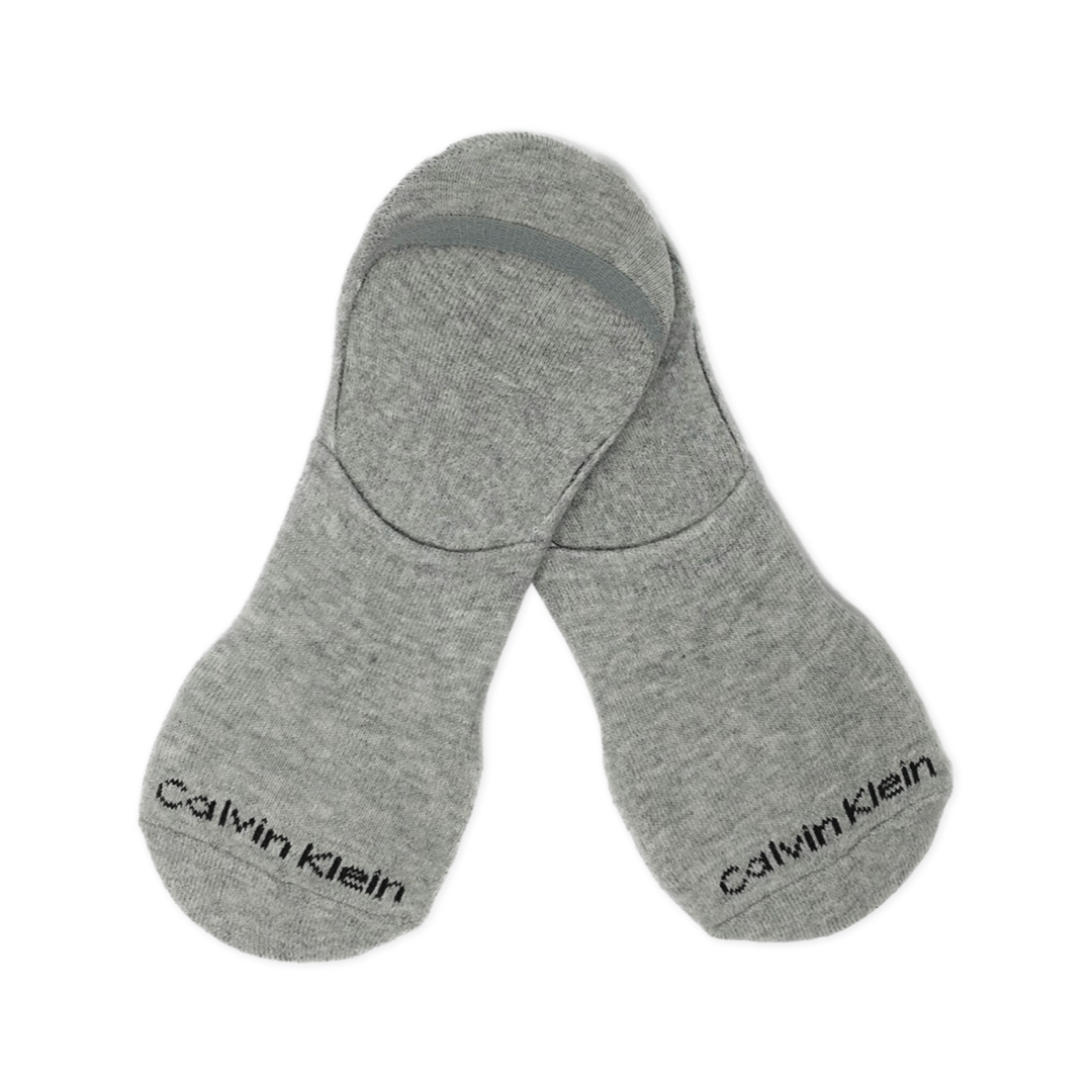 Calvin Klein Men's Performance No Show Liner Socks Oxford Heather 2 Pack - US 7-12