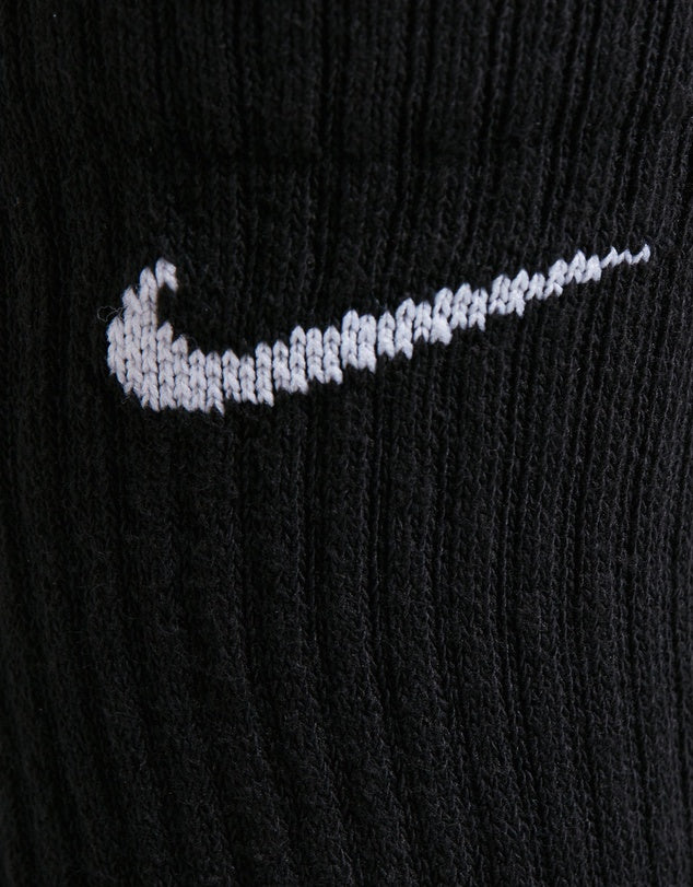 Nike Men's Cotton Cushion Crew Socks 6-Pack - Black