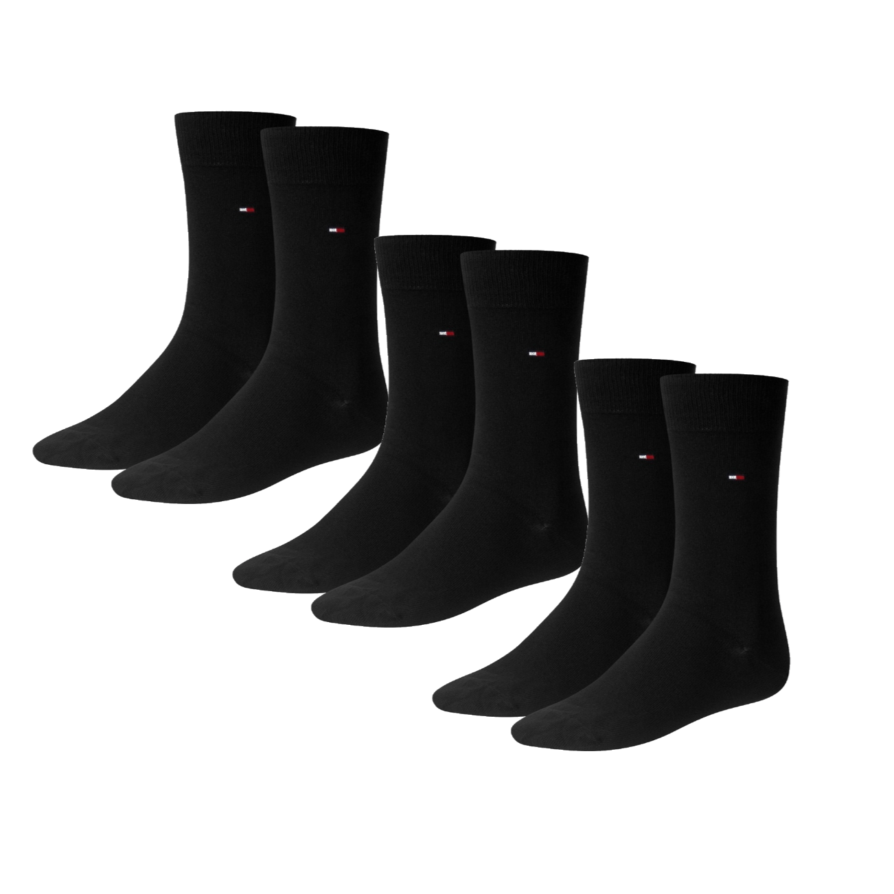 Tommy Hilfiger Men's Classic Logo Crew Socks 6 Pack