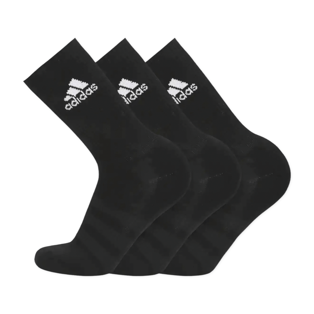Adidas Men's Cushioned Crew Sock 3-Pack - Black