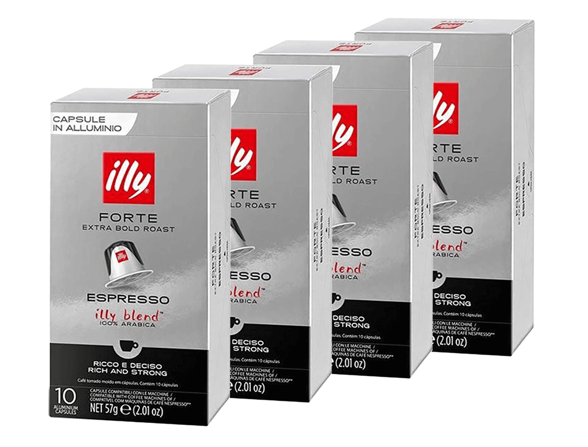 Illy Forte Extra Bold Roast Espresso Capsules 40 Count