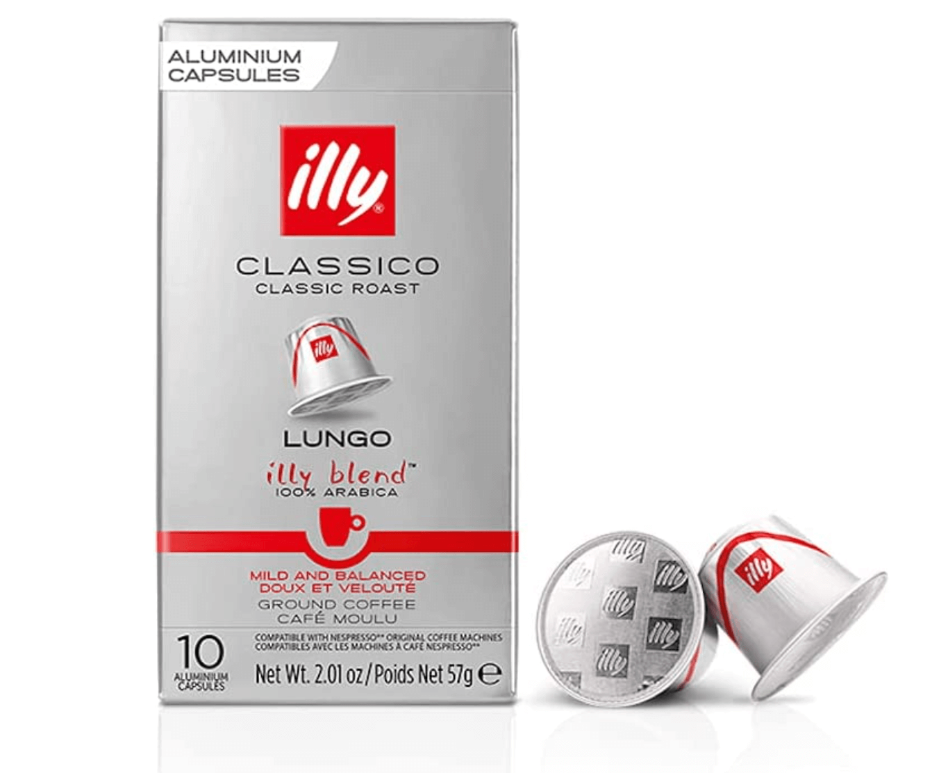 Illy Coffee Capsules Lungo Classico 10 Count