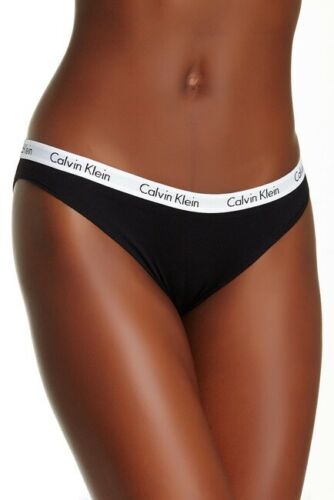 Calvin Klein Women's Bikini Carousel Logo Cotton Underwear 3 Pack - Black/White/Grey