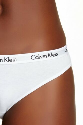 Calvin Klein Women's Bikini Carousel Logo Cotton Underwear 3 Pack - Black/White/Grey